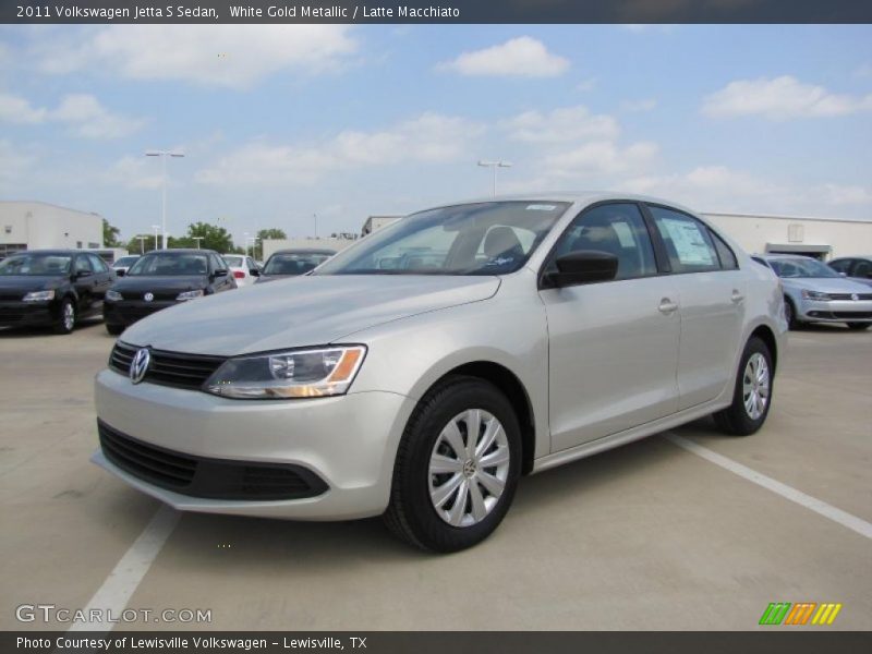 White Gold Metallic / Latte Macchiato 2011 Volkswagen Jetta S Sedan