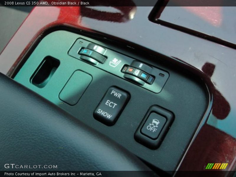 Obsidian Black / Black 2008 Lexus GS 350 AWD