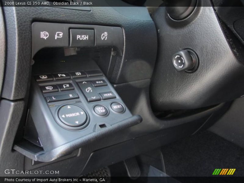 Obsidian Black / Black 2008 Lexus GS 350 AWD