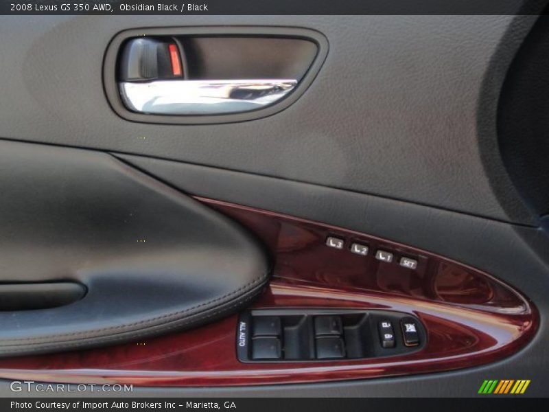 Obsidian Black / Black 2008 Lexus GS 350 AWD