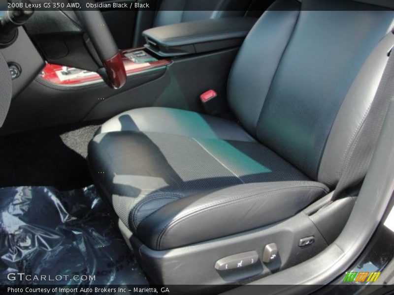 Obsidian Black / Black 2008 Lexus GS 350 AWD