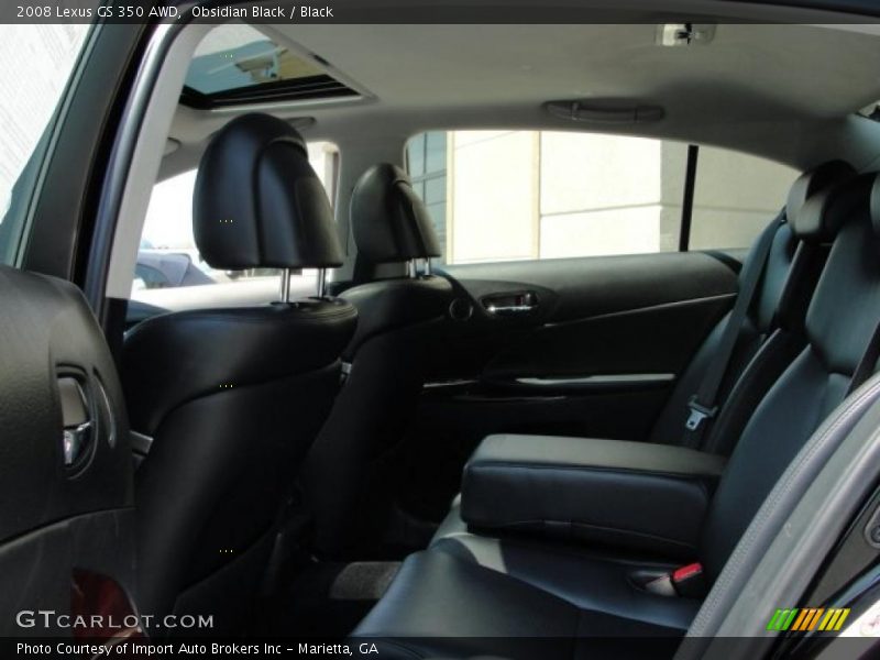 Obsidian Black / Black 2008 Lexus GS 350 AWD