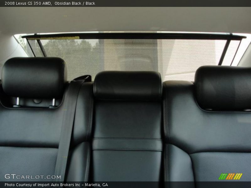 Obsidian Black / Black 2008 Lexus GS 350 AWD