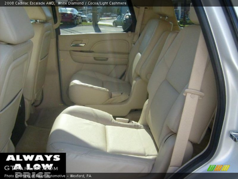 White Diamond / Cocoa/Light Cashmere 2008 Cadillac Escalade AWD