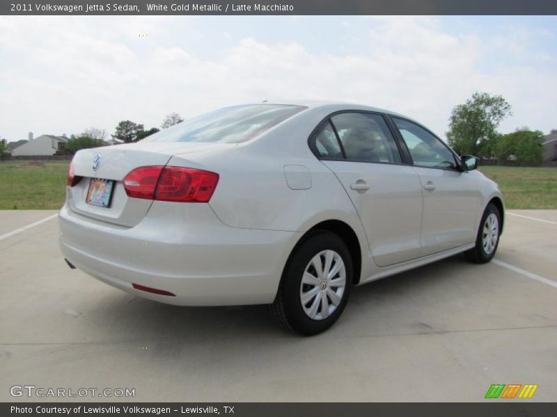 White Gold Metallic / Latte Macchiato 2011 Volkswagen Jetta S Sedan