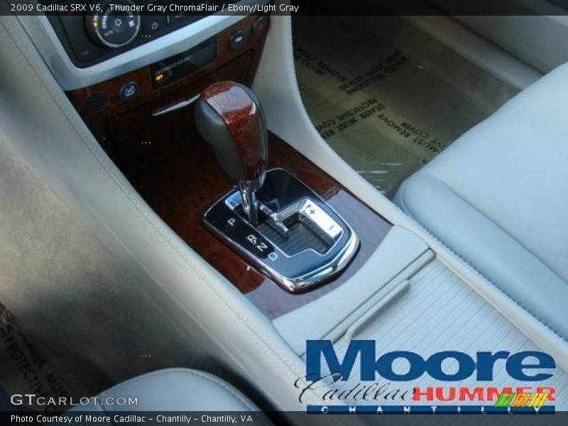 Thunder Gray ChromaFlair / Ebony/Light Gray 2009 Cadillac SRX V6