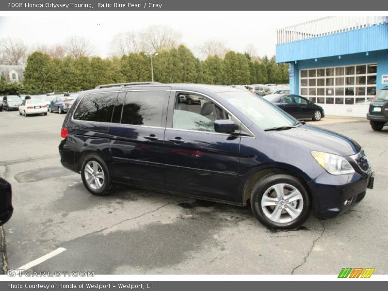 Baltic Blue Pearl / Gray 2008 Honda Odyssey Touring