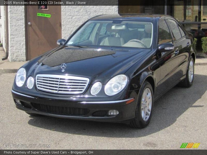 Black / Stone 2005 Mercedes-Benz E 320 CDI Sedan