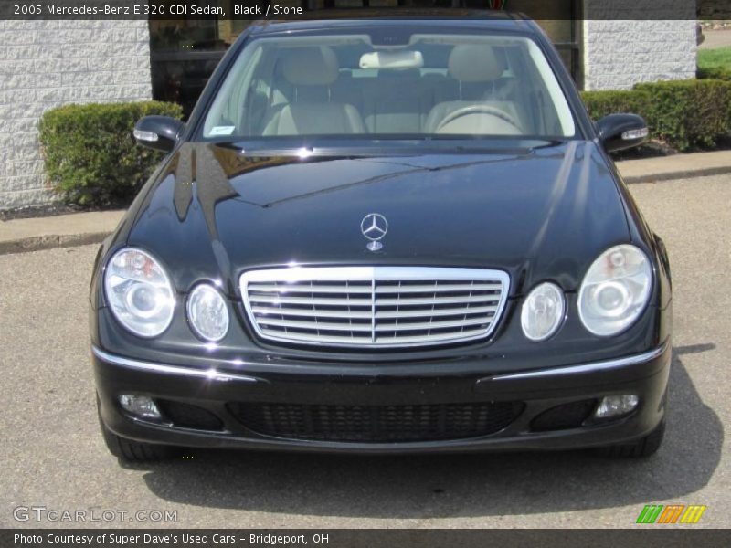Black / Stone 2005 Mercedes-Benz E 320 CDI Sedan