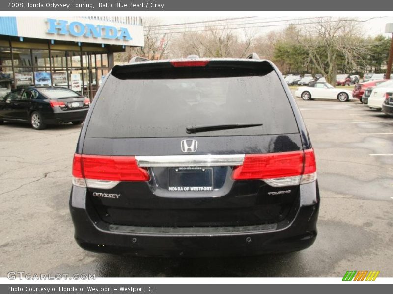 Baltic Blue Pearl / Gray 2008 Honda Odyssey Touring