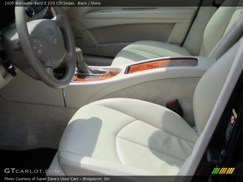 Black / Stone 2005 Mercedes-Benz E 320 CDI Sedan