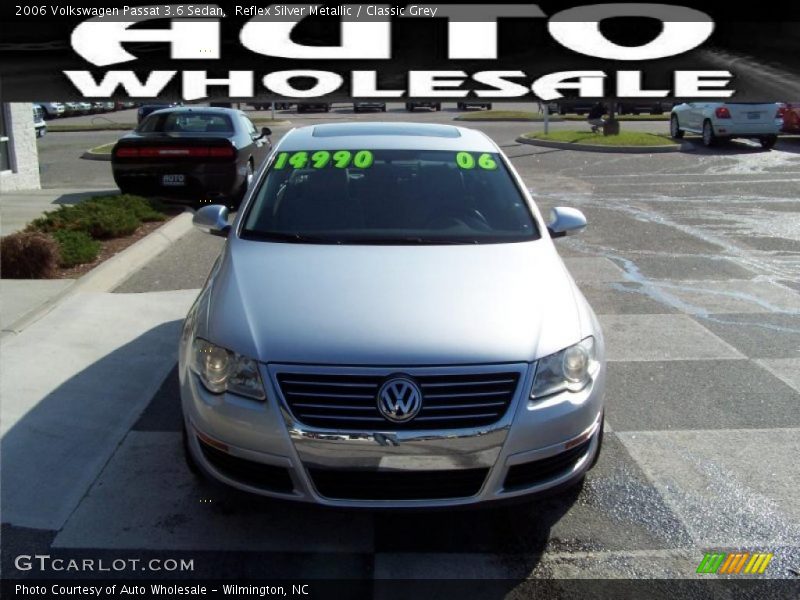 Reflex Silver Metallic / Classic Grey 2006 Volkswagen Passat 3.6 Sedan