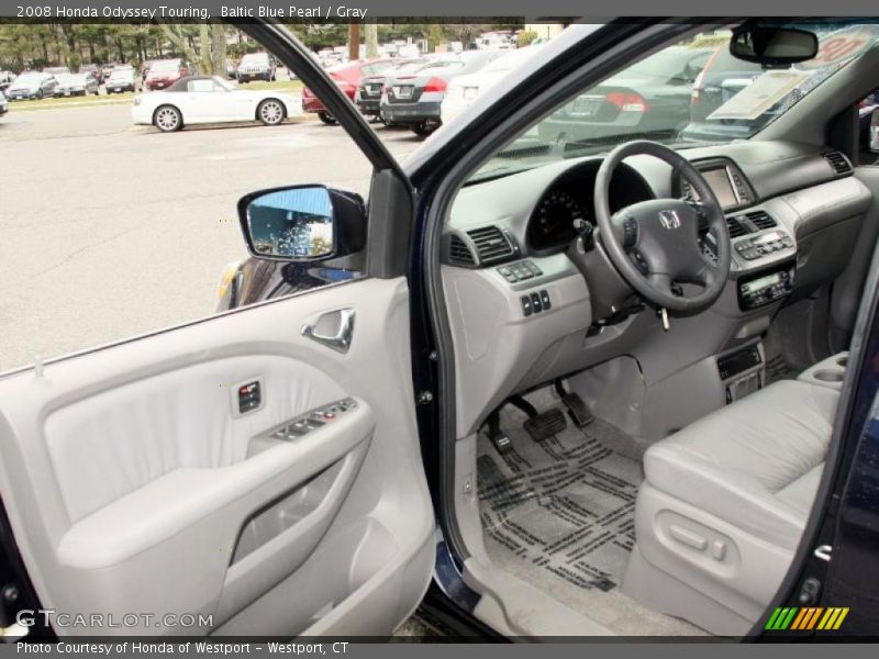 Baltic Blue Pearl / Gray 2008 Honda Odyssey Touring