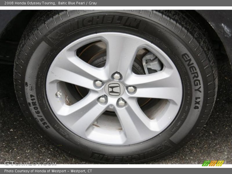 Baltic Blue Pearl / Gray 2008 Honda Odyssey Touring