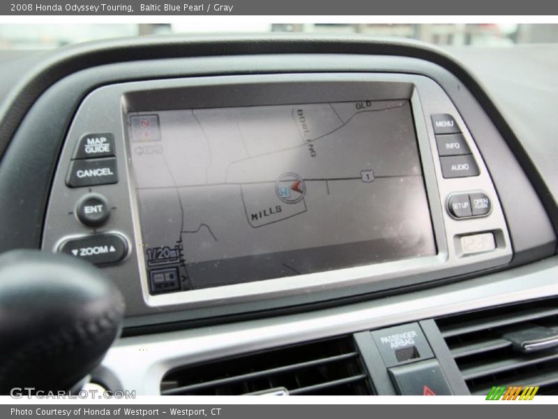 Navigation of 2008 Odyssey Touring
