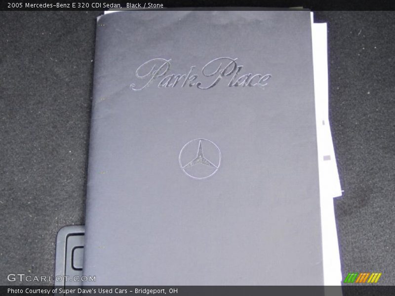 Black / Stone 2005 Mercedes-Benz E 320 CDI Sedan