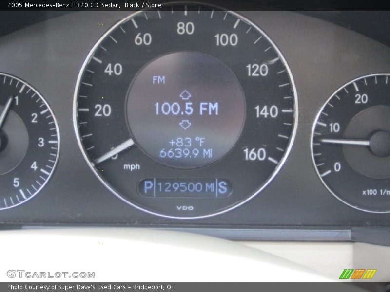 Black / Stone 2005 Mercedes-Benz E 320 CDI Sedan