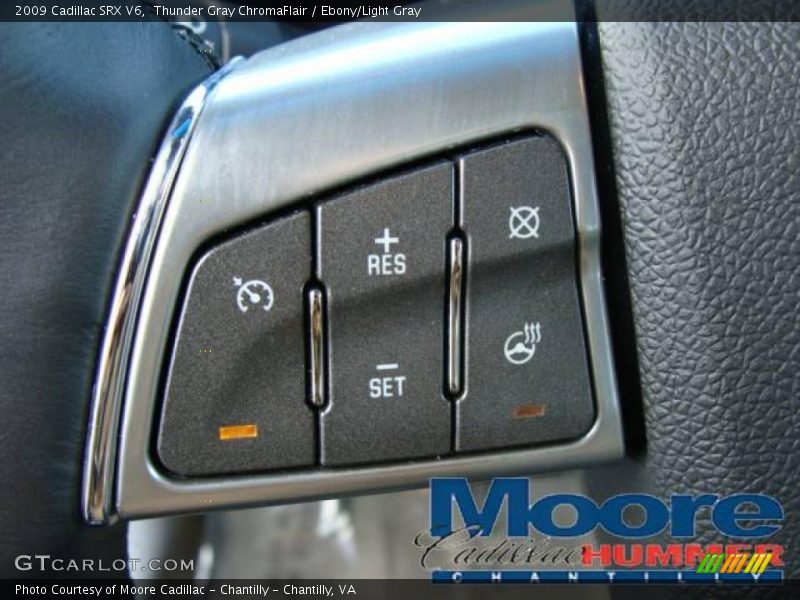 Thunder Gray ChromaFlair / Ebony/Light Gray 2009 Cadillac SRX V6