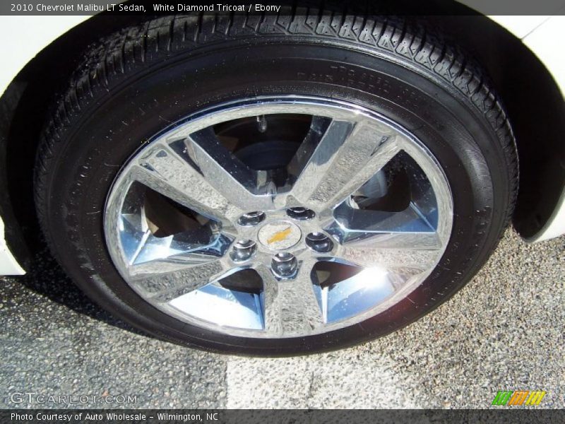 White Diamond Tricoat / Ebony 2010 Chevrolet Malibu LT Sedan