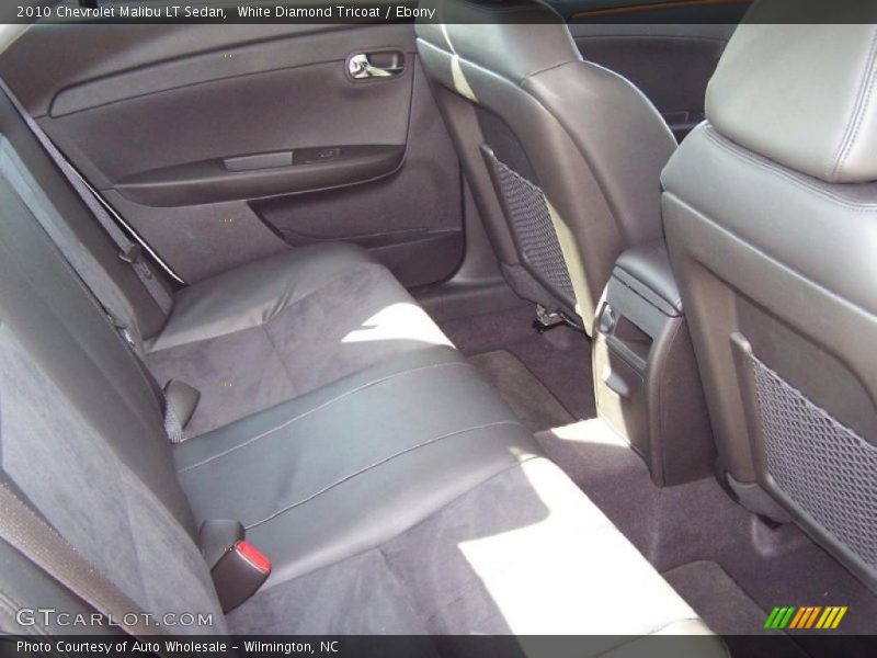 White Diamond Tricoat / Ebony 2010 Chevrolet Malibu LT Sedan