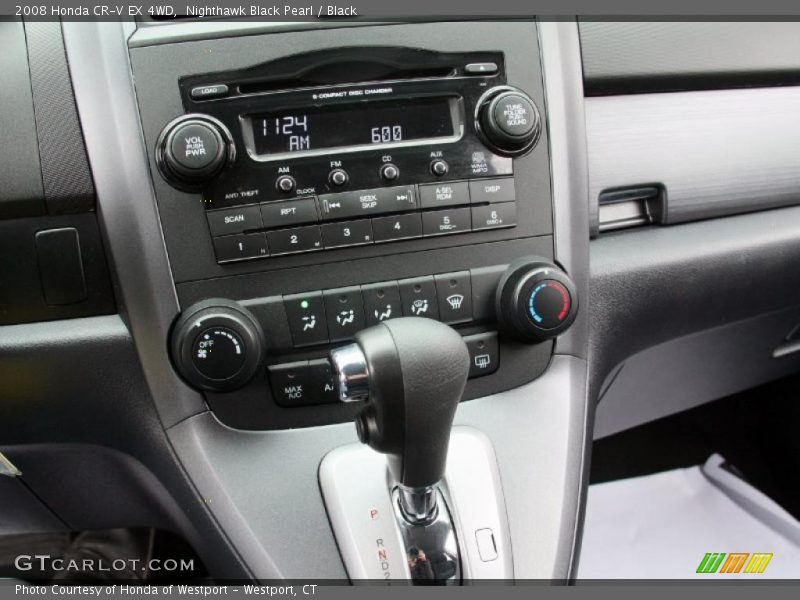Nighthawk Black Pearl / Black 2008 Honda CR-V EX 4WD