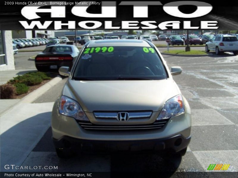 Borrego Beige Metallic / Ivory 2009 Honda CR-V EX-L