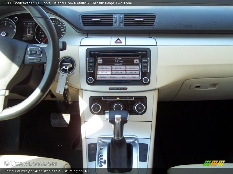 Island Grey Metallic / Cornsilk Beige Two Tone 2010 Volkswagen CC Sport