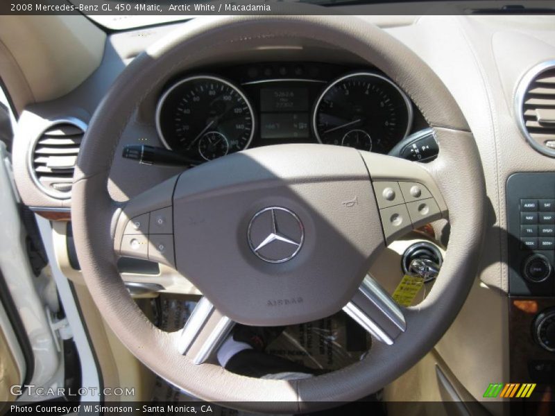 Arctic White / Macadamia 2008 Mercedes-Benz GL 450 4Matic