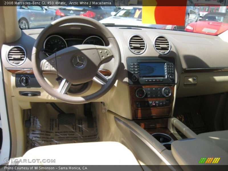 Arctic White / Macadamia 2008 Mercedes-Benz GL 450 4Matic