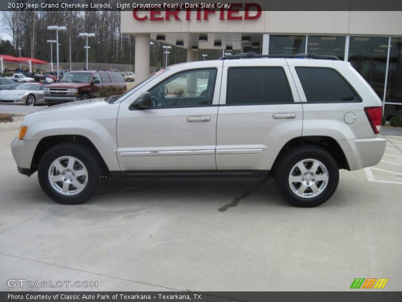 Light Graystone Pearl / Dark Slate Gray 2010 Jeep Grand Cherokee Laredo