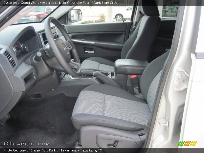 Light Graystone Pearl / Dark Slate Gray 2010 Jeep Grand Cherokee Laredo