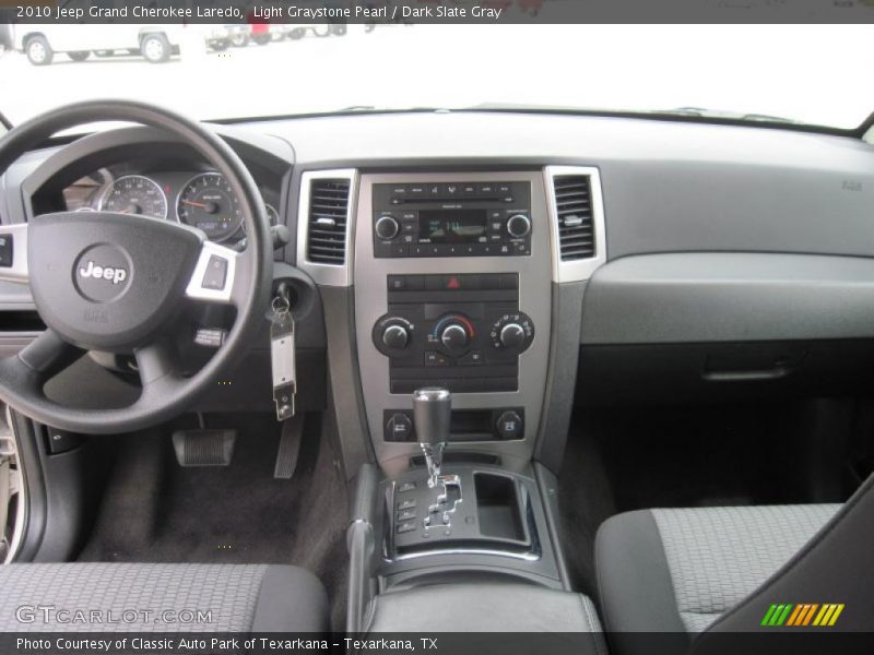 Light Graystone Pearl / Dark Slate Gray 2010 Jeep Grand Cherokee Laredo