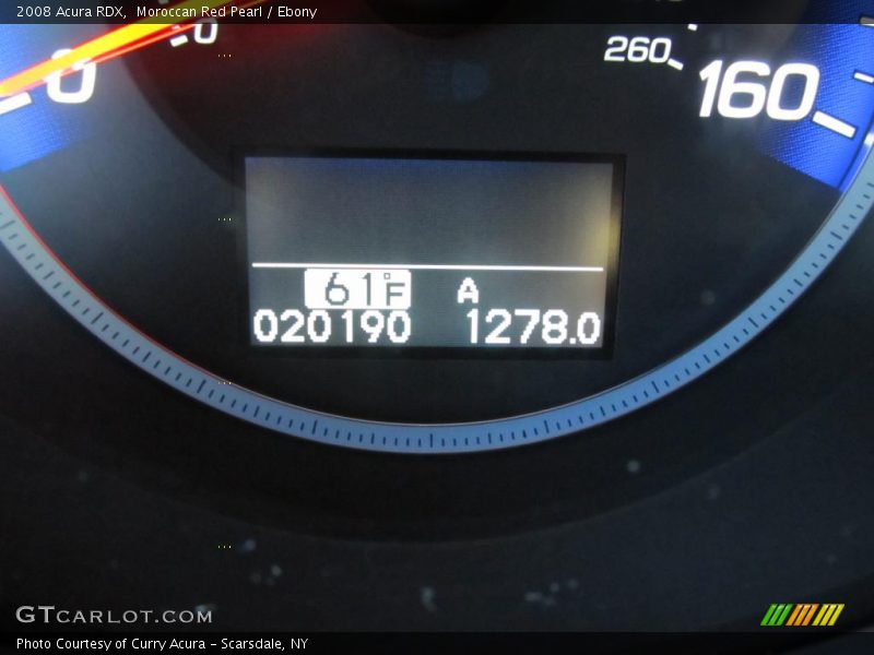 Moroccan Red Pearl / Ebony 2008 Acura RDX