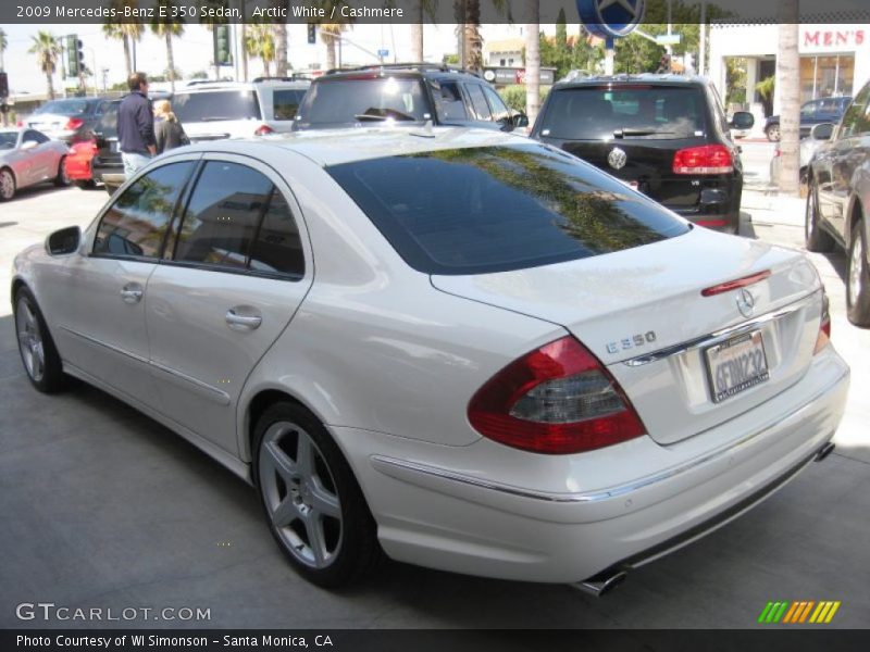 Arctic White / Cashmere 2009 Mercedes-Benz E 350 Sedan
