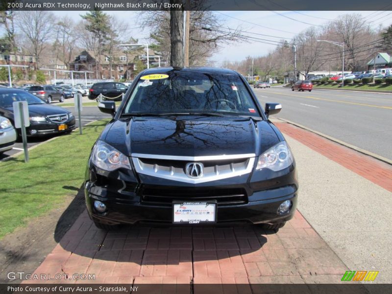 Nighthawk Black Pearl / Ebony 2008 Acura RDX Technology