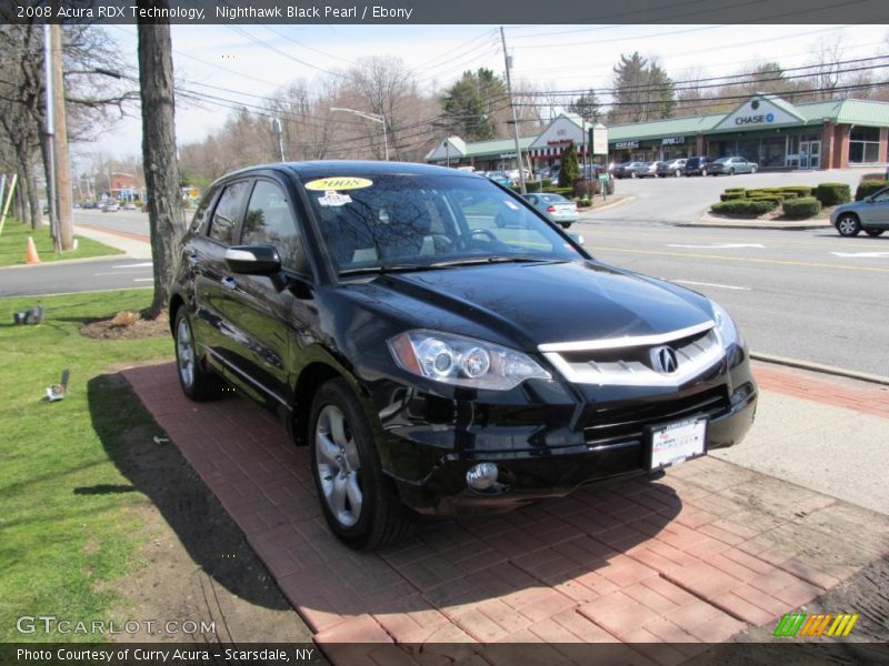 Nighthawk Black Pearl / Ebony 2008 Acura RDX Technology