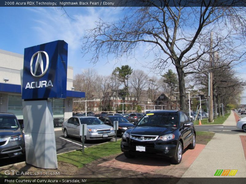 Nighthawk Black Pearl / Ebony 2008 Acura RDX Technology