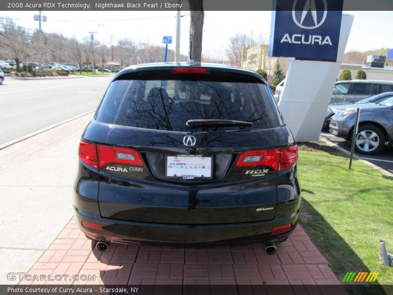 Nighthawk Black Pearl / Ebony 2008 Acura RDX Technology