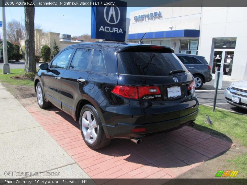Nighthawk Black Pearl / Ebony 2008 Acura RDX Technology
