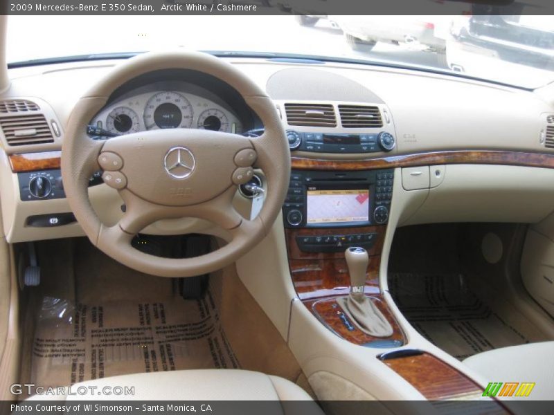 Arctic White / Cashmere 2009 Mercedes-Benz E 350 Sedan