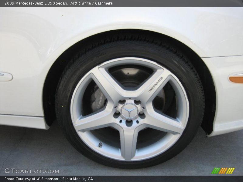 Arctic White / Cashmere 2009 Mercedes-Benz E 350 Sedan