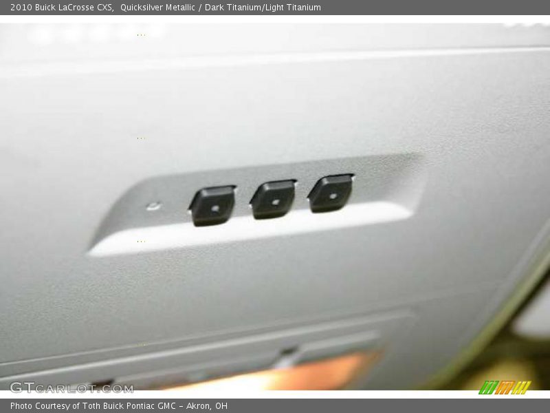 Quicksilver Metallic / Dark Titanium/Light Titanium 2010 Buick LaCrosse CXS