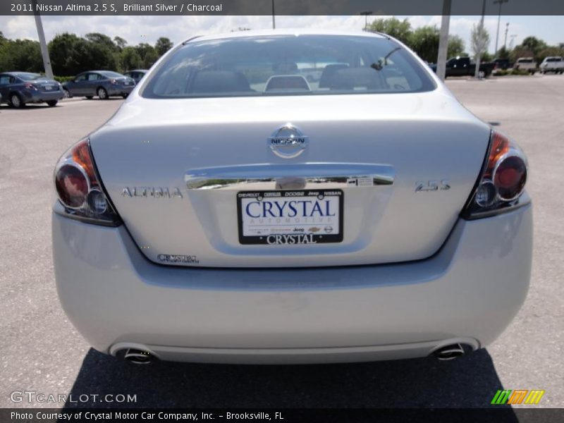 Brilliant Silver / Charcoal 2011 Nissan Altima 2.5 S