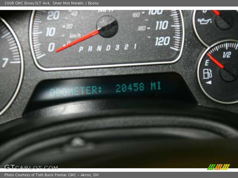 Silver Mist Metallic / Ebony 2008 GMC Envoy SLT 4x4