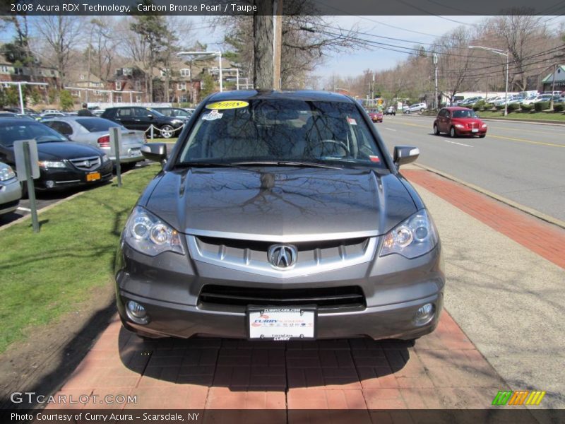 Carbon Bronze Pearl / Taupe 2008 Acura RDX Technology
