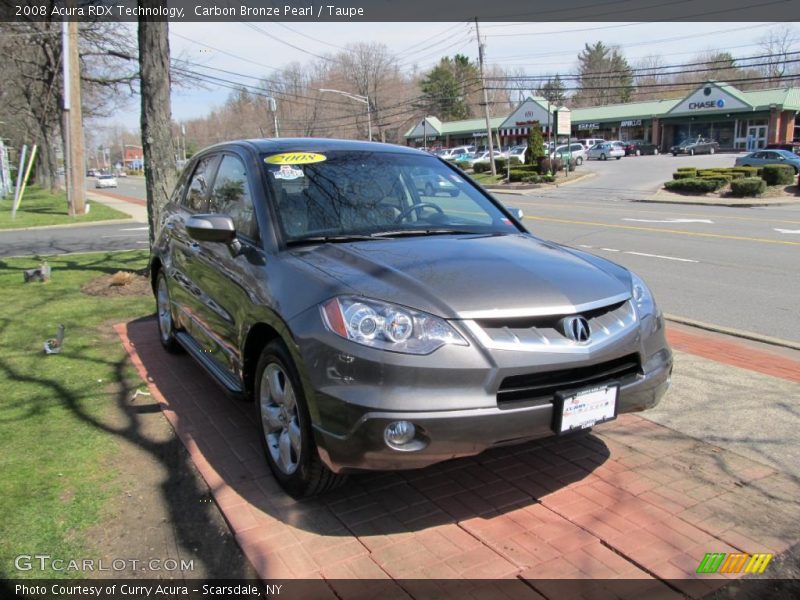 Carbon Bronze Pearl / Taupe 2008 Acura RDX Technology