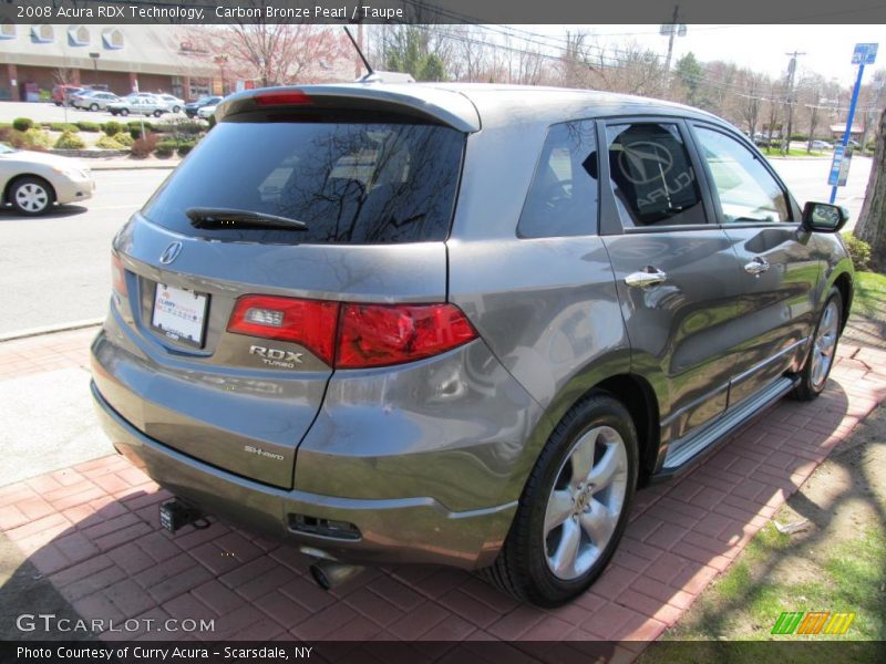 Carbon Bronze Pearl / Taupe 2008 Acura RDX Technology