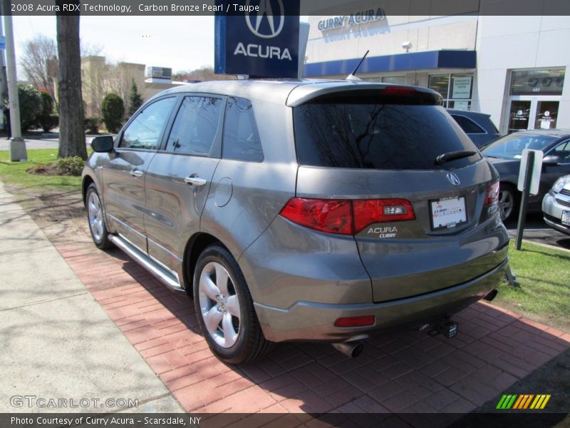 Carbon Bronze Pearl / Taupe 2008 Acura RDX Technology