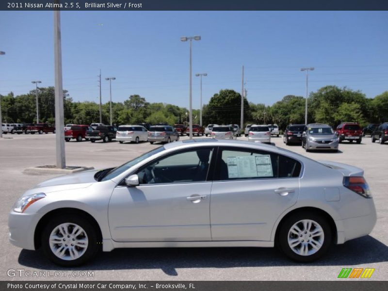 Brilliant Silver / Frost 2011 Nissan Altima 2.5 S