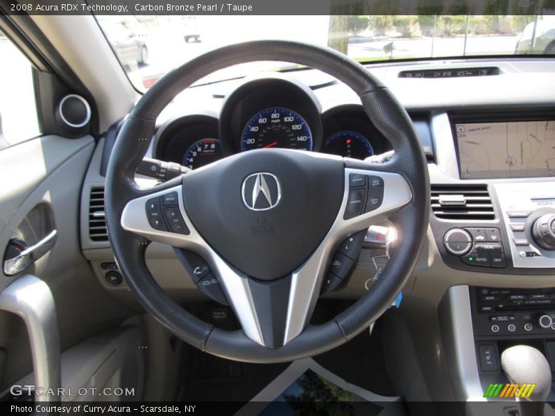 Carbon Bronze Pearl / Taupe 2008 Acura RDX Technology